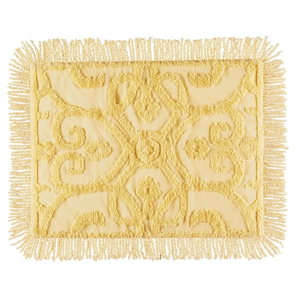 Standard Pillow Sham Chenille Patchwork Scroll Dark Green Tan Brown & Orange Standard Pillow Sham Chenille Patchwork Scroll Dark Green Tan Brown & Orange